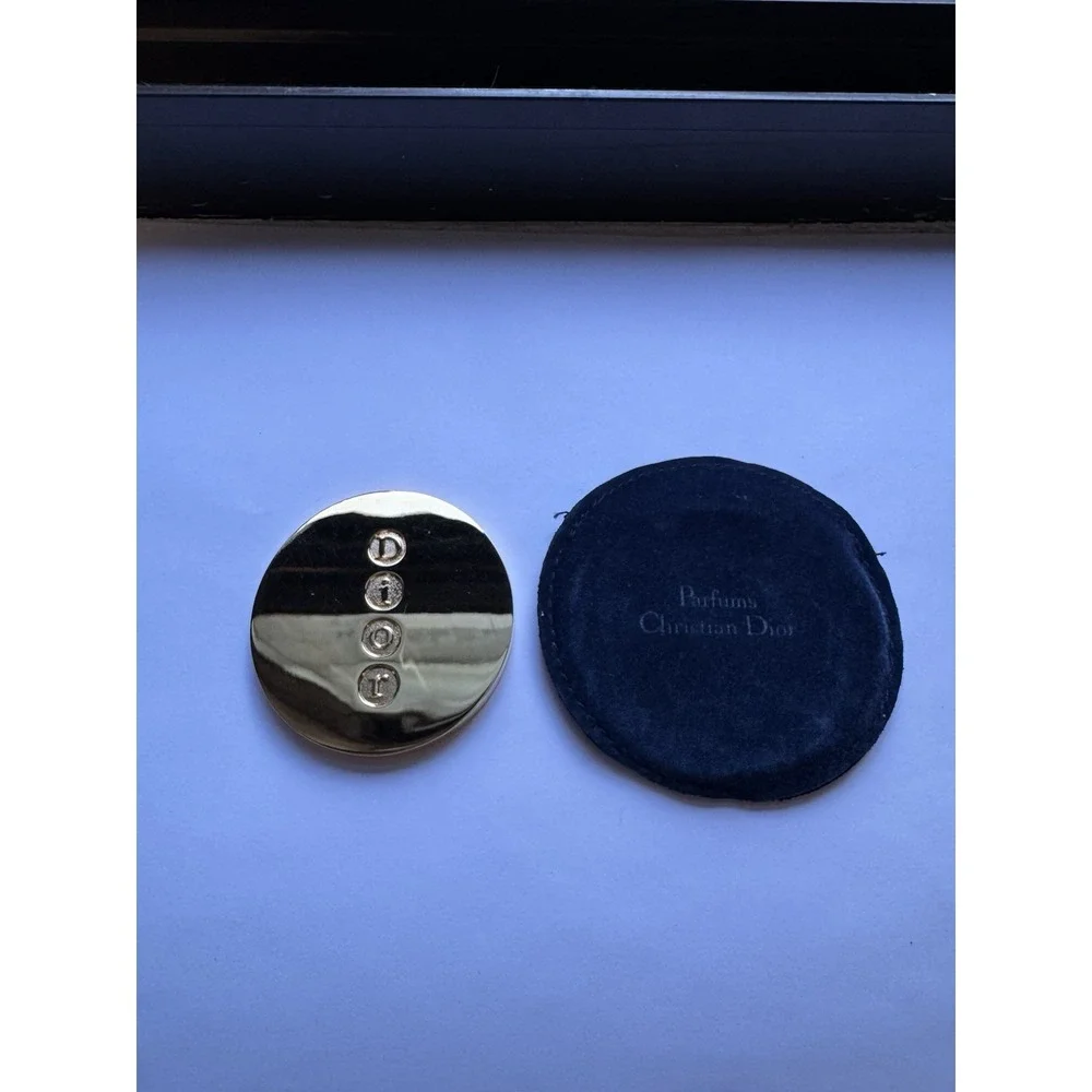 Christian Dior Logo Compact Mirror 2.25